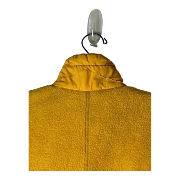 Patagonia‎ Jacket Women Small Yellow Butternut Synchilla Coat Gorpcore Vintage - Picture 4 of 9